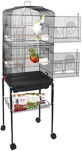 1. Place your bird cage atop a high surface, out of your cat's reach.