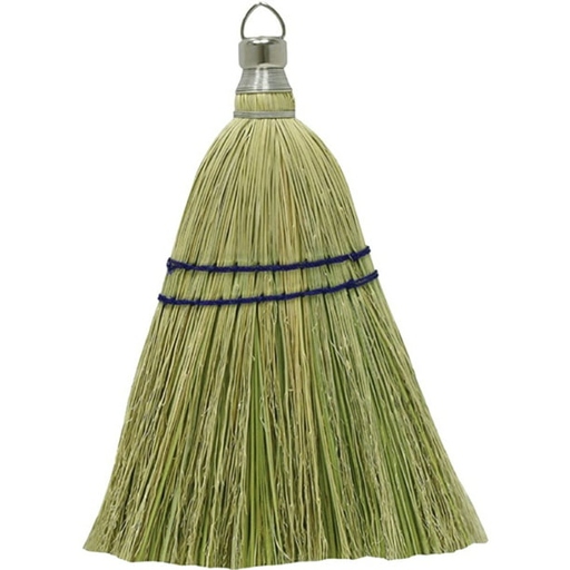 A whisk broom is a small broom with a short handle, used for whisking away small amounts of dirt or debris.