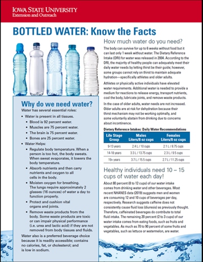 Bottled water is a necessity for many people.