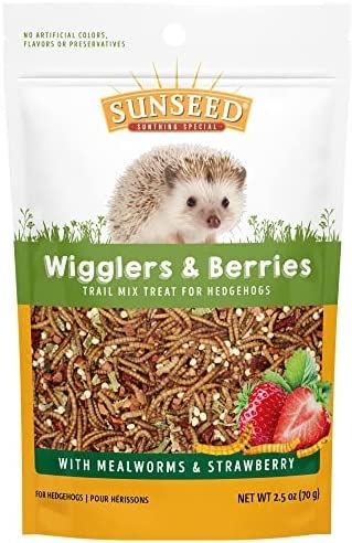 Hedgehogs love treats!