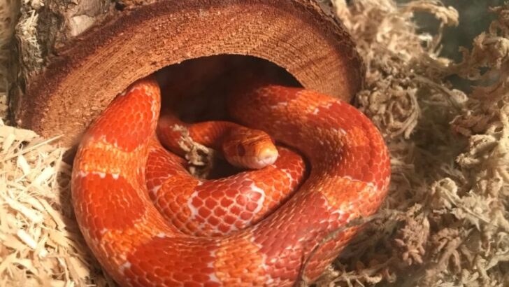 No, corn snakes do not smell bad.