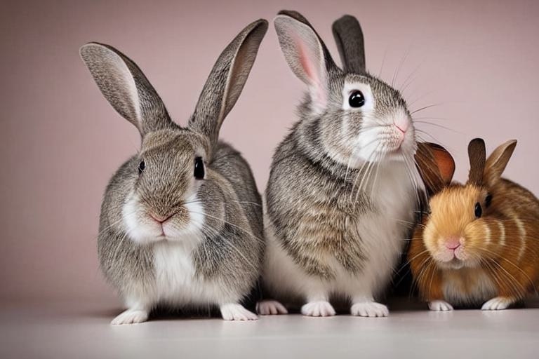 Rabbits and hamsters are two very different animals.