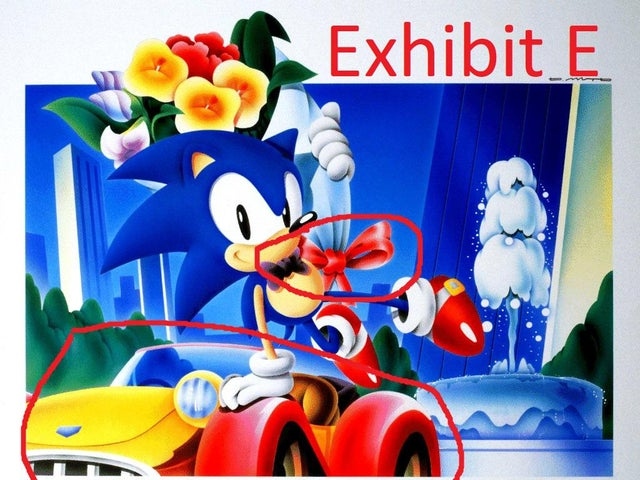 Sonic is blue because he was created to be the color blue.