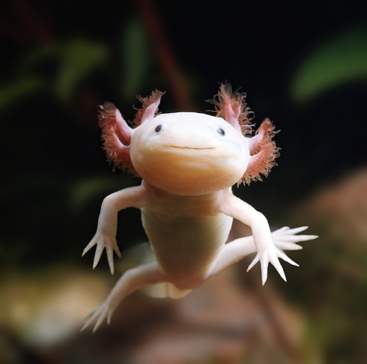 The axolotl is the best animal to live with salamanders.